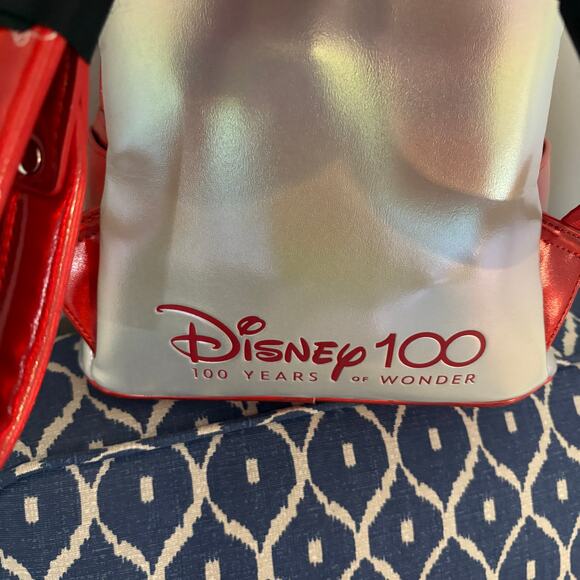 Loungefly Disney100 Exclusive Platinum Winnie the Pooh Cosplay Mini Backpack - Picture 6 of 8